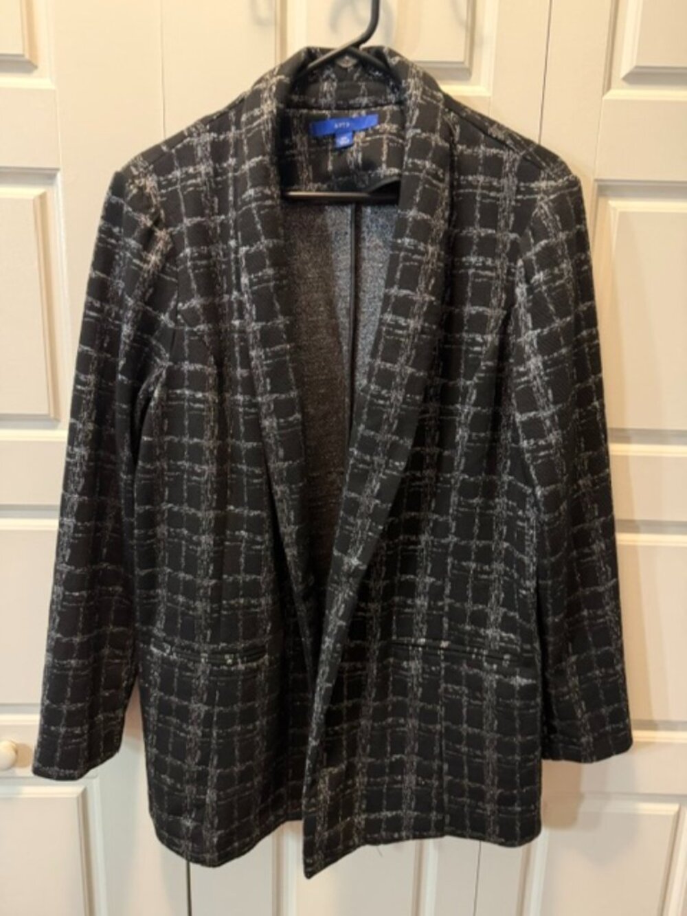 Apt 9 XXL Women's Black & Silver Dress Jacket